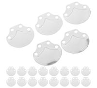 SHERCHPRY 100 Pièces D'Écailles D' - Matériaux pour Médiévale Fantastique - Pièces Et Accessoires D' Fantastique - Argent