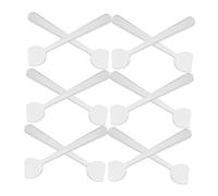 SHERCHPRY 100pièces Spatule pour Masque Cosmétique et Cuillère pour Crème Visage Lot de Petites Cuillères Plastique pour Mélanger et Appliquer Masques et Crèmes de Maquillage
