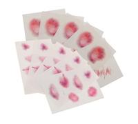 SHERCHPRY 10feuilles Faux Tatouages De Cicatrices Temporaires Pour Décorations Halloween Autocollants Simulation De Blessures Réalistes Accessoires Maquillage Horreur Pour Adultes Et Garçon