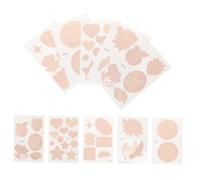 SHERCHPRY 10feuilles Tatouages Éphémères Pour Visage Corps Décoratifs Avec Motifs De Plage De Tatouages Temporaires Pour Fêtes Et Spa