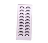 SHERCHPRY 10paires Faux Cils Denses pour Femmes Maquillage Quotidien ou Occasions Spéciales Légers et Naturels
