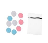 SHERCHPRY 10pièces Disques Démaquillants Ronds Double Couche Fibre De Bambou Réutilisables Lot De Lingettes Nettoyantes Pour Visage Houppettes à Poudre
