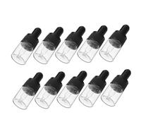 SHERCHPRY 10pièces Flacons Verre Avec Pipette Pour Essence Assortiment De Couleurs Bouteilles Anti-fuite Pour Voyage Et Aromathérapie