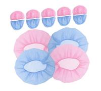 SHERCHPRY 12 pièces Chapeau de Chef Respirant Maille de Bleu Rose Bonnet de Cuisine et Confortable pour Restauration Personnel de Cuisine