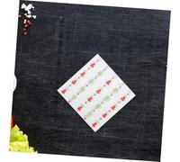 SHERCHPRY 120 Pièces Serviettes Papier Noël avec Motif Cloche Festive Serviettes Absorbantes pour Décorations de Fête et Repas de Noël