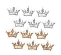 SHERCHPRY 12pièces Lot De Broches Couronne Femme Broches à Revers Alliage Décorations Pour Vêtements Et Foulards