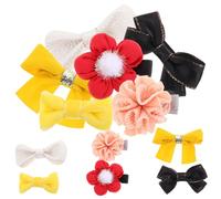 SHERCHPRY 12pièces Pinces à Cheveux pour Petites Filles Lot de Barrettes Colorées et Ravissantes Accessoires pour Cheveux Uniques et Durables