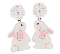 SHERCHPRY 1paire Boucles Oreilles Acrylique Avec Lapin Pour Femmes Bijoux De Pâques Amusants Accessoires De Fête Mignon Pour Célébrer La Saison