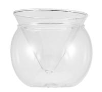 SHERCHPRY 1Pc Boule Verre À Cocktail Expresso Verres À Martini Verres À Martini Sans Pied À Refroidisseur Sphère Cocktail Titulaire De Maison Tasse En Verre
