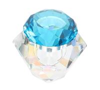 SHERCHPRY 1Pièce Coupe Cristal Irregulière pour Nail Art Manucure Liquide avec Couvercle Outil Pratique pour Salons et Utilisation Matériau Durable et Facile à Nettoyer