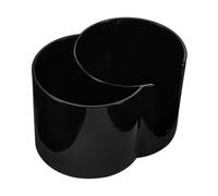 SHERCHPRY 1pièce Organisateur De à Deux Compartiments Support De Rangement Compact Pour Coton Et Pour Salle De Bain Et Coiffeuse