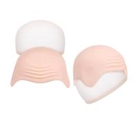SHERCHPRY 2 Ensembles Bald Cap Costume Latex Flesh Tone Bald Head Wig With Breathable Hairnet For Men Women Cosplay Halloween Theater