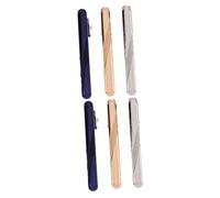 SHERCHPRY 2 Ensembles Clips De Cravate Pour Hommes Pince À Cravate Pour Affaires Couleurs 3 Pièces * 2