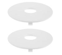 SHERCHPRY 2 housses de roues pour poussette en ABSL blanc, protection durable pour poussette bébé, système antivibration, entretien rapide, usage intérieur et chemins accidentés