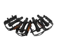 SHERCHPRY 2 Paires de Pédales Plates en Alliage d'Aluminium Antidérapantes pour VTT et Vélo de Route Pédales de Vélo en Métal Robustes et Légères Accessoires pour Cyclisme en Extérieur