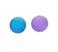 SHERCHPRY 2 pièces Balles de Préhension Silicone pour Thérapie et Soulagement Du Stress Renforcement Force Main Stress et Bleu