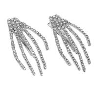 SHERCHPRY 2 pièces Barrettes à Cheveux Gothiques Forme de Griffes Fantômes avec Accessoires Étincelants pour Halloween Lot de Maintien Solide pour Festives