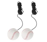 SHERCHPRY 2 Pièces Batting Practice Baseball Bands with Elastic Rope Portable Swing Trainer for Youth and Adult Athletes Resistance Training for Arm Strength and Swing Timing