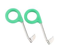 SHERCHPRY 2 Pièces Ciseaux à Tailler Les Bagues pour Jujubier et Vigne, Outil de Jardinage Vert en Acier Outil et Plastique, Coupe-Anneaux Pratique et Rapide pour Arbres Fruitiers