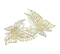 SHERCHPRY 2 Pièces Pince à Cheveux avec Design de Accessoire Élégant Incrusté de Rhinestones Outil de Coiffure Délicat pour Look et