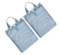 SHERCHPRY 2 Pièces Sac De Plage Maille Sac De Courses Pour Rangement Divers Serviettes Bouteilles Eau Jouets