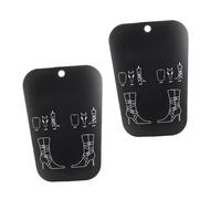 SHERCHPRY 2 pièces Support de Longues PVC Inserts Flexibles pour Maintien et Forme des Femmes Accessoires Pratiques et Légers pour Rangement et Protection