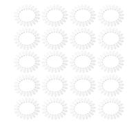 SHERCHPRY 20 Pcs Roue de Présentation en Plastique pour Nail Art Oval 20 Tips Each Outil D'affichage pour Vernis à Ongles Colorés Pratique pour Salons, Diy, Fêtes et Expositions