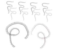 SHERCHPRY 20 Pièces Cils de Poupée Noirs et pour Bricolage Accessoires de Fabrication Poupées Faux Cils Nylon Durables Extensions Réalistes pour DIY Dolls Accessories