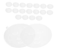 SHERCHPRY 20 Pièces Moules à Masque Facial PVC Réutilisables Plaques Diy pour Soins Peau Outils Pratiques pour Salon et Maison Faciles à Nettoyer et Durables