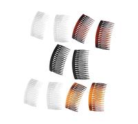 SHERCHPRY 20 pièces Noir Café Transparent Blanc Transparent Peignes à Frange et Insérés Couleur Aléatoire Couleur Aléatoire