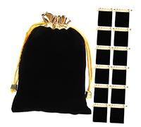 SHERCHPRY 20 pièces Pochettes Petites avec Liseré Doré à Cordon pour Bijoux Fête Portable
