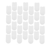 SHERCHPRY 200 Pièces Protecteur du couvercle du doigt Les dents de chat nettoyant les lingettes sèches Pignons de la crise protectrice Brosse à dents de chien White