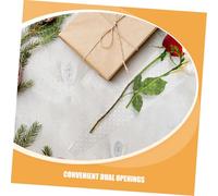 SHERCHPRY 200 Pièces Transparent Flower Bouquet Sleeves With Star Pattern Single And Multi Flower Wrapping Bags For Roses Tulips Lilies Easy Water Absorption Packaging For Weddings And