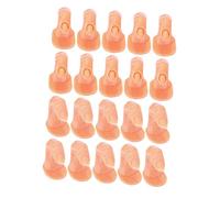 SHERCHPRY 20pièces Modèles De Doigts Gel Pour Formation Manucure Faux Ongles Présentation Entraînement Matériel Professionnel