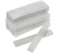 SHERCHPRY 21 Recharges de Craie de Soudage en Stéatite Naturelle Blanche Stylo Plat en Stéatite 68X8X42 MM Marqueur pour Marquage Précis sur Acier Carrelage et Textile