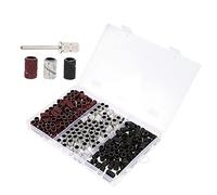 SHERCHPRY 210pièces Anneaux De Ponçage Pour Manucure Avec Boîte Bandes Abrasives Durables Pour Polissage Et Limage Des Ongles Professionnels