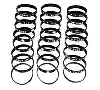 SHERCHPRY 24 Pièces Bracelets Silicone Graduation Class Of Bracelets Souvenir Élastiques et Confortables pour Fête de Remise de Diplômes Accessoires Durables pour Étudiants