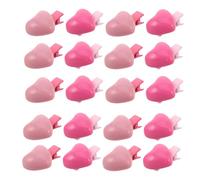 SHERCHPRY 24 Pièces Lot de 24 Pinces à Cheveux Petites de Cœur, Couleurs Rose et Rose Foncé, Accessoires Légers et Fonctionnels pour Filles, Maintien des Mèches Rebelles, pour École et Fêtes