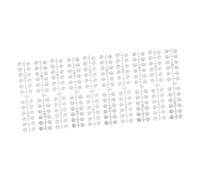 SHERCHPRY 240Pièces Couleur de Outils de Nail Art Plaques pour Affichage et Échantillons de Vernis à Ongles Pratiques et Légères
