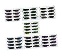 SHERCHPRY 28paires Autocollants Eyeliner Stickers Eyeliner Résistants Transpiration Pour Contour Des Yeux Bandes Adhésives