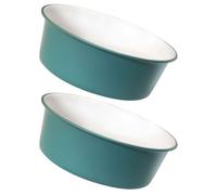 SHERCHPRY 2Pcs Bassines en Plastique Épaissies Multifonctions pour Visage et Pieds, Design Portable pour Usage Extérieur et Mariage