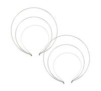SHERCHPRY 2pièces Couronnes Halo Métal Doré à Trois Couches Bandeaux de Déesse pour Femmes Accessoires de Coiffure DIY pour Hanfu Cosplay Halloween et Mariages