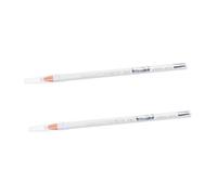 SHERCHPRY 2Pièces Crayon de Maquillage Sourcils Étanche et Longue Durée Stylo Eyeliner Blanc Pratique pour Maquillage des Yeux et Surligneur