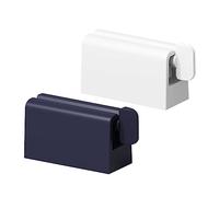 SHERCHPRY 2pièces Distributeur Presseur Tube Dentifrice Avec Base Doseur Pratique Pour Salles De Bain Compatible Dentifrice Et Crèmes Lavable Et Réutilisable