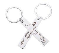 SHERCHPRY 2pièces Lot De Porte-clés Créatifs Pour Fête Des Mères Anniversaire Avec Pendentif Séparateur Et Anneau Facile à Attacher