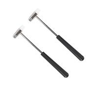 SHERCHPRY 2Pièces Mini Marteau de Réparation de Montre Outils de Réparation avec Poignée Confortable et Tête Protectrice pour Éviter Rayures Couleur de Fond Aléatoire