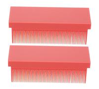 SHERCHPRY 2pièces Peigne Lissant Électrique Portable Outil De Coiffure Pour Lissage De Cheveux Accessoire Pratique Pour Usage Domestique