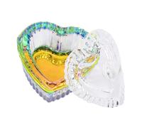 SHERCHPRY 2pièces Verre Cristal Pour Ongles Récipient Pour Vernis à Ongles Coupe Verre Pour Nail Art Pot à Vernis Pour Manucure Avec Couvercle