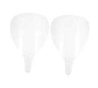 SHERCHPRY 2pièces Visière De Protection Faciale Pour Laque Plaque De Protection Pour Salon De Coiffure Masque Facial Pour Coloration Capillaire