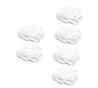 SHERCHPRY 3 Paires Buckle de Chaussure Tissu Fleurs Diy Clips Décoratifs Élégants pour Chaussures Accessoires Réutilisables pour Mariage Fête et Camélia de Blanc